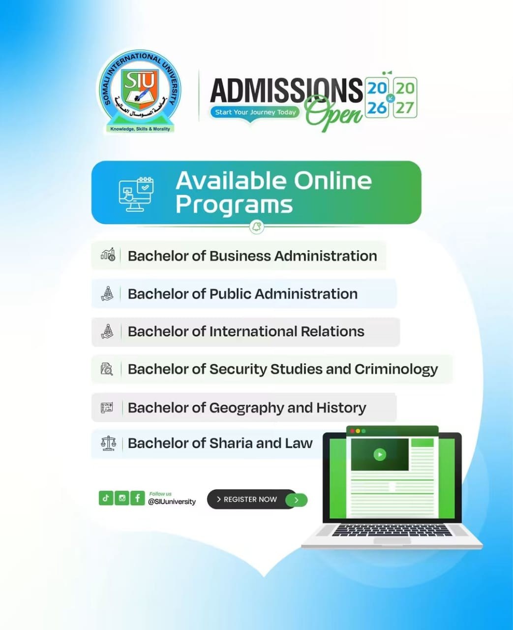 Online Programs Now Available at SIU